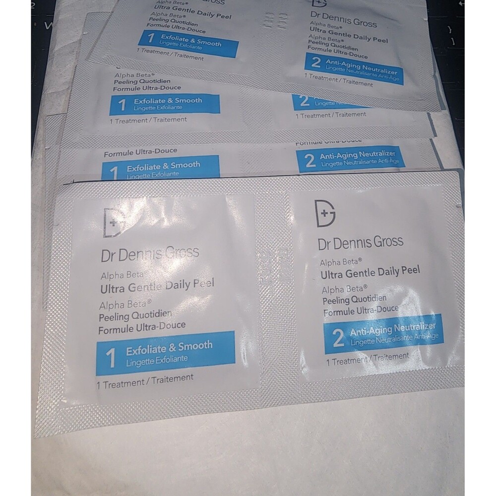 10-  Dr Dennis Gross Alpha Beta ULTRA GENTLE DAILY PEELS Msrp $40